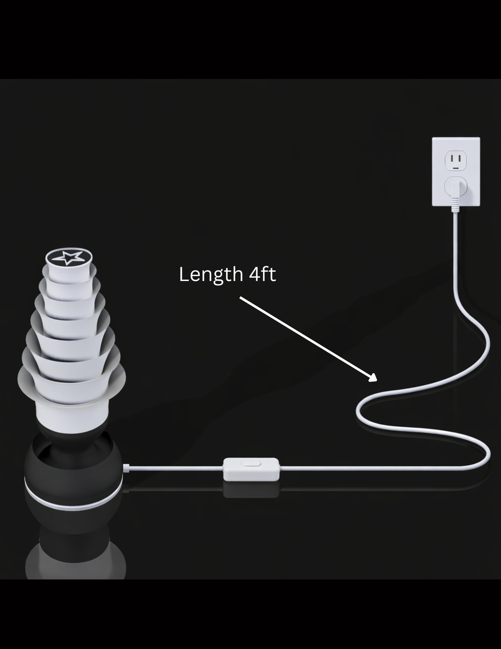 Shooting Star Lamp, Handmade Modern Ambient Lighting