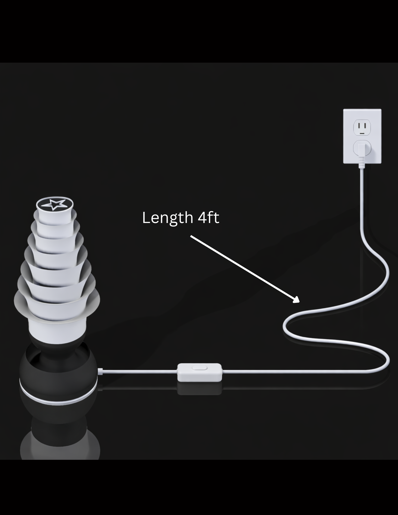 Shooting Star Lamp, Handmade Modern Ambient Lighting