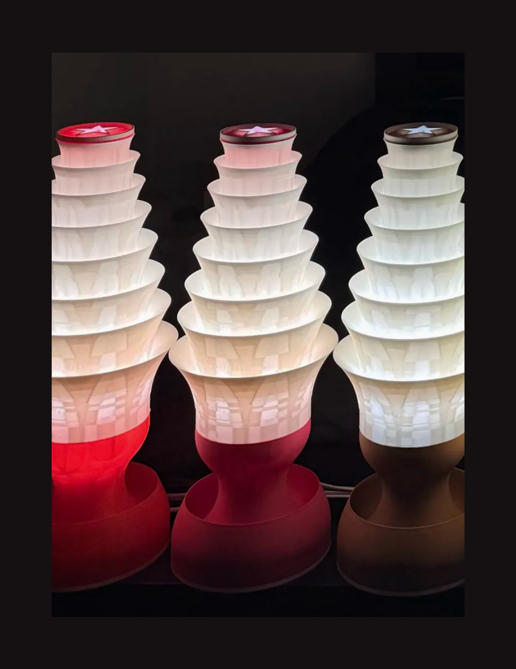 Shooting Star Lamp, Handmade Modern Ambient Lighting