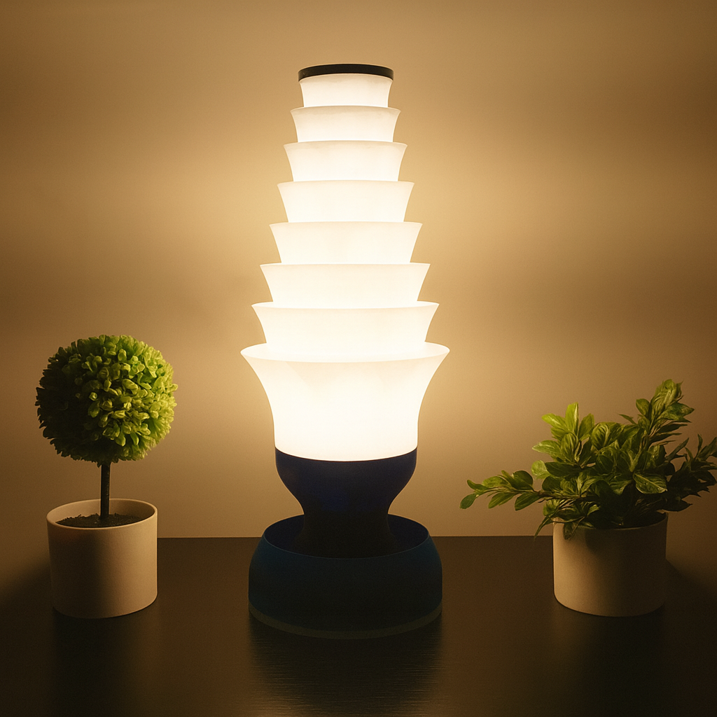 Shooting Star Lamp, Handmade Modern Ambient Lighting